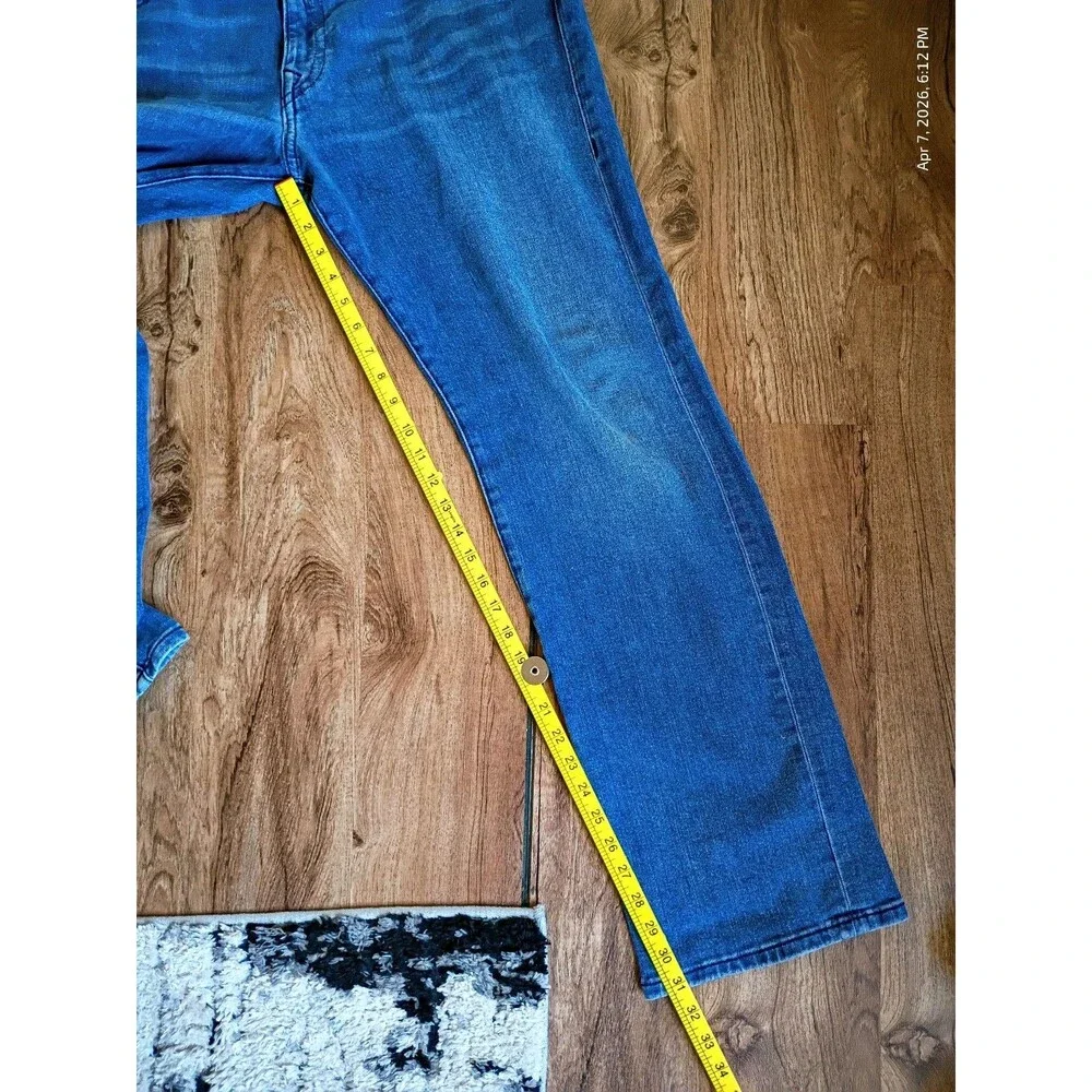 True Religion Ricky Relaxed Straight Jeans Blue 36x31